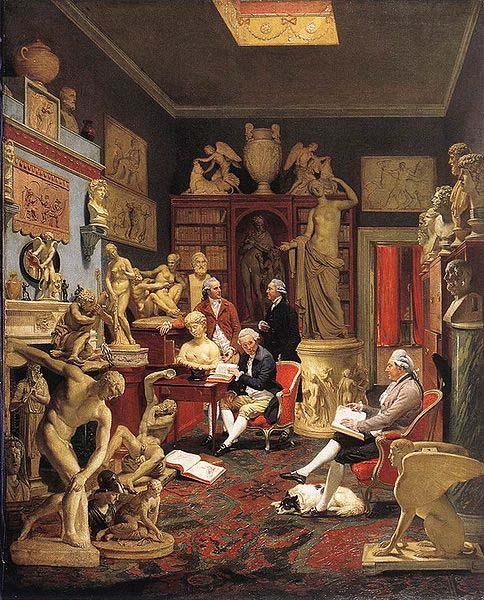 Johann Zoffany Charles Towneley in his Sculpture Gallery Germany oil painting art